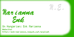 marianna enk business card